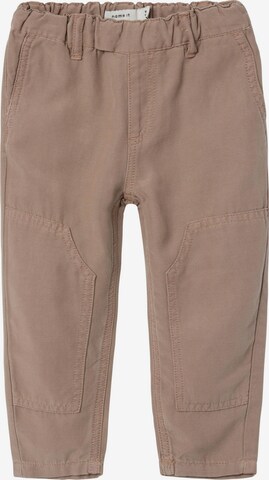 Pantalon NAME IT en marron : devant