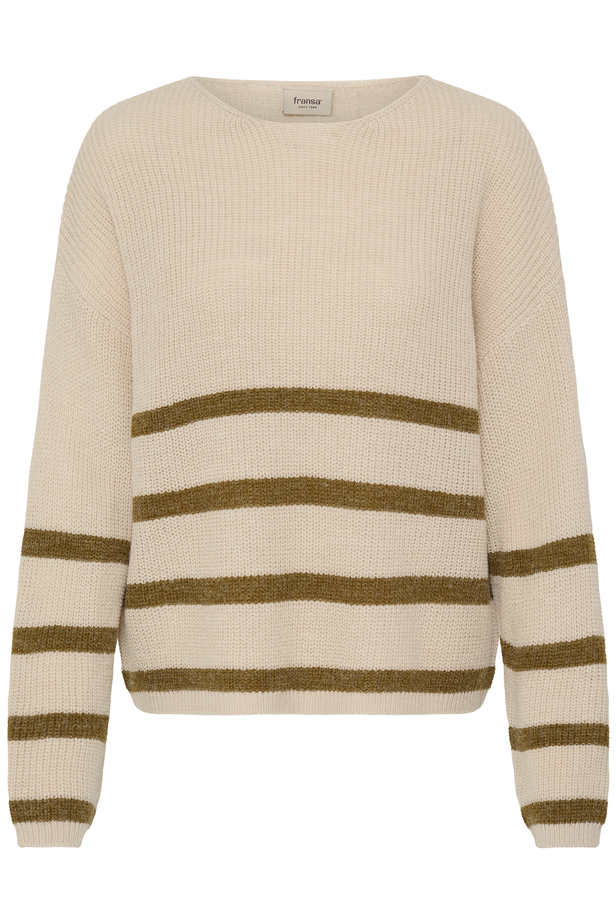 Fransa Sweater 'FRERETTA' in Beige: front