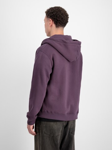 Giacca di felpa di ALPHA INDUSTRIES in lilla