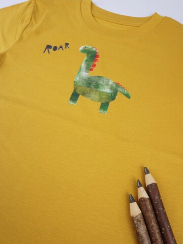 MelaDi Shirt 'Dino'‌‌‌‌‌‌ in Gelb