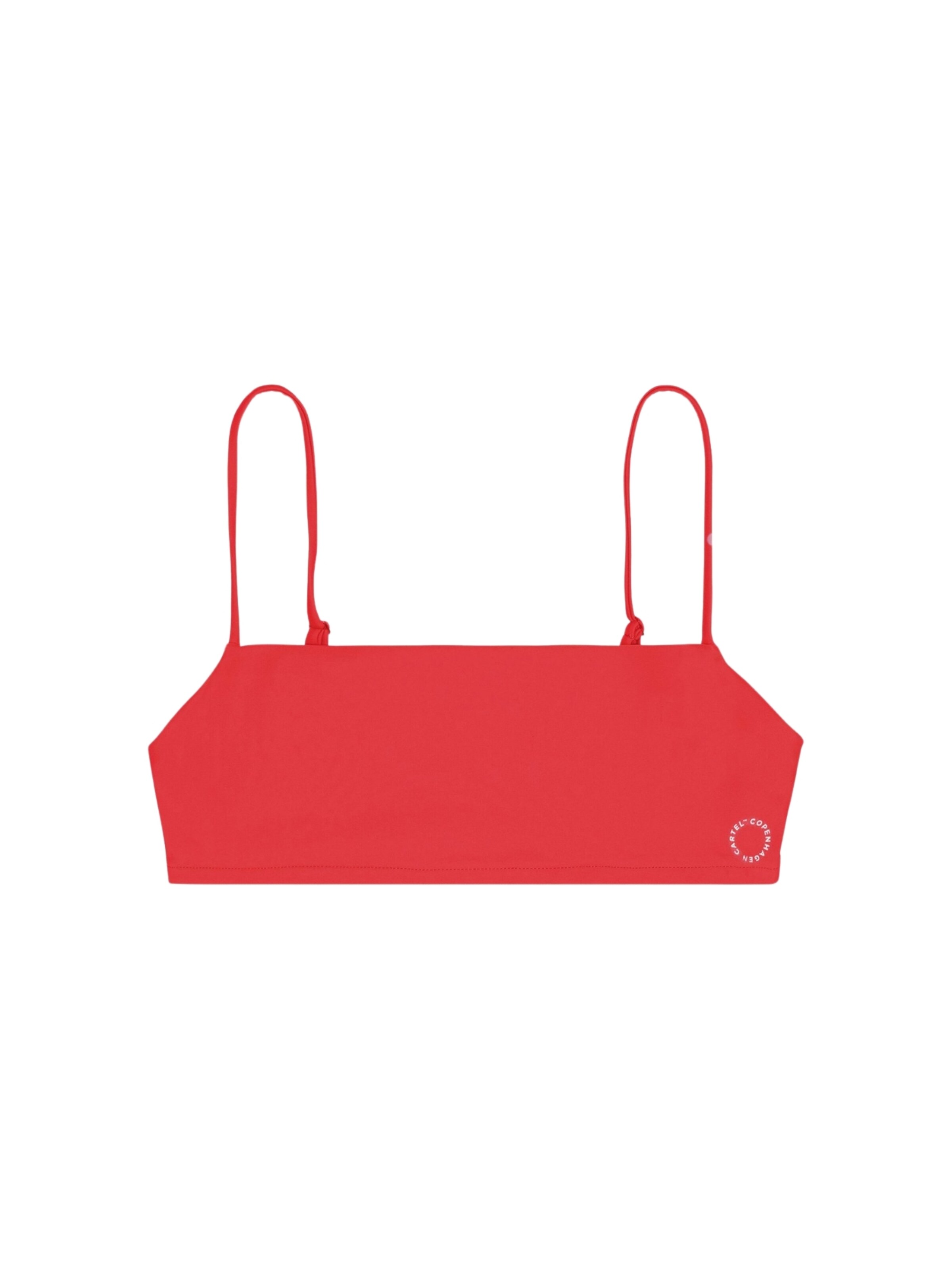 Copenhagen Cartel Bikini top ' Sanur ' in Rot: Vorderseite