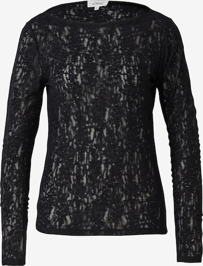Marškinėliai iš s.Oliver, spalva – juoda, Prekių apžvalga