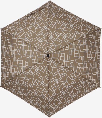 Doppler Regenschirm in Braun