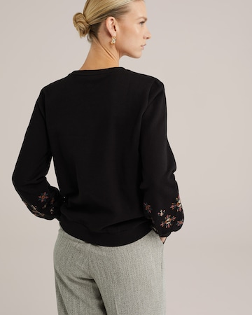 WE Fashion Strickjacke in Schwarz