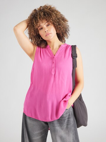 Camicia da donna 'CARJETTE' di ONLY Carmakoma in rosa: frontale