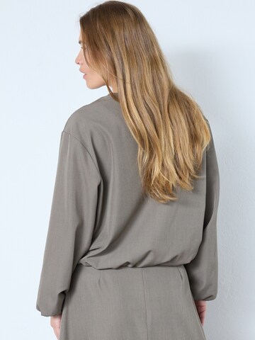 Veste mi-saison ' LunaCC ' co'couture en marron