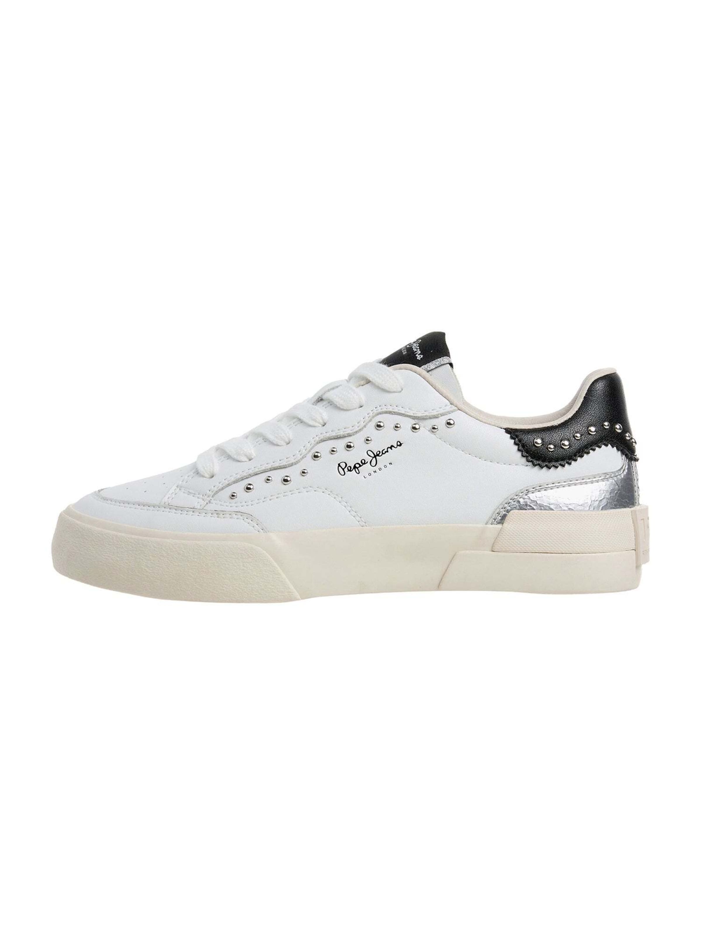 Sneaker bassa in 36 Pepe Jeans di colore argento, Visualizzazione prodotti