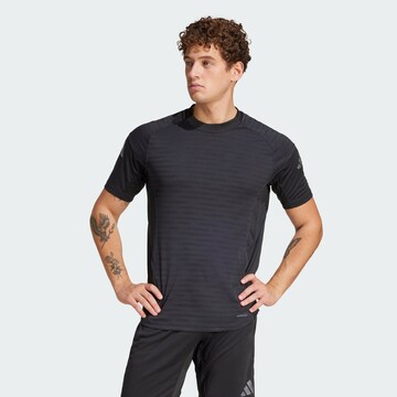 ADIDAS PERFORMANCE - Camiseta funcional 'Tiro 25 Pro' en negro: frente