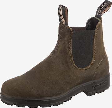 Blundstone - Botas Chelsea en verde: frente