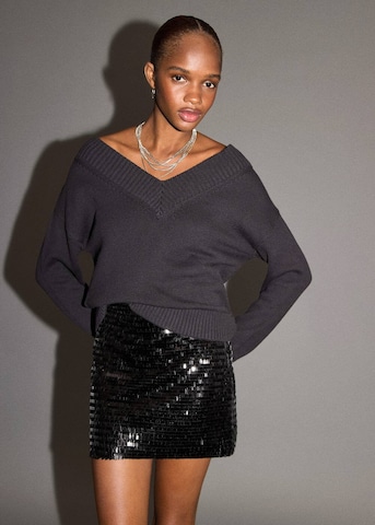 MANGO TEEN Sweater 'Miri' in Black: front