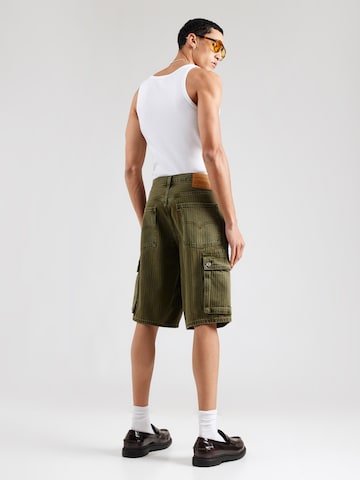 LEVI'S ® Vrečasti Kargo kavbojke '478' | zelena barva