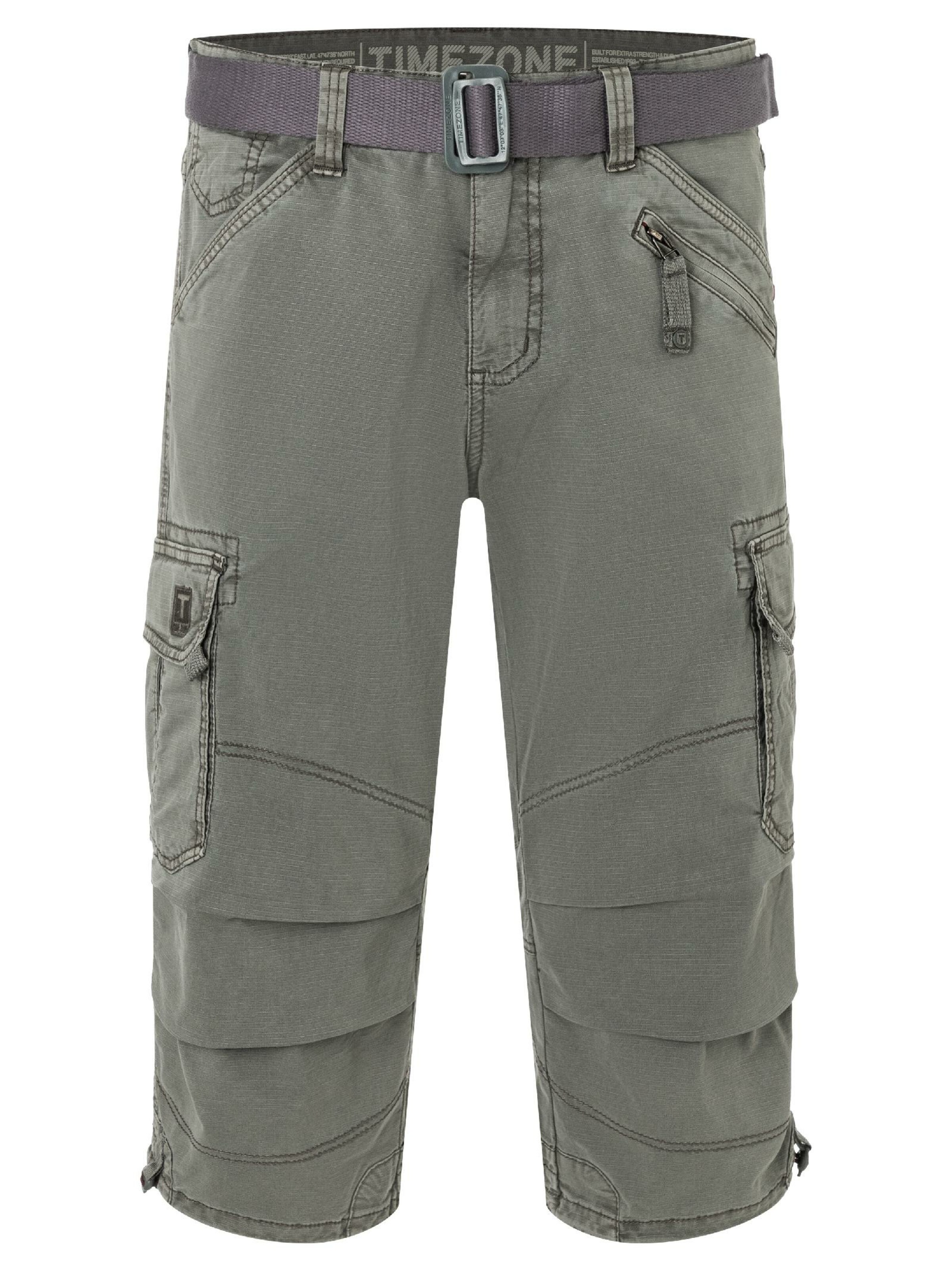 TIMEZONE Tapered Hose 'Miles' in Grau: Vorderseite