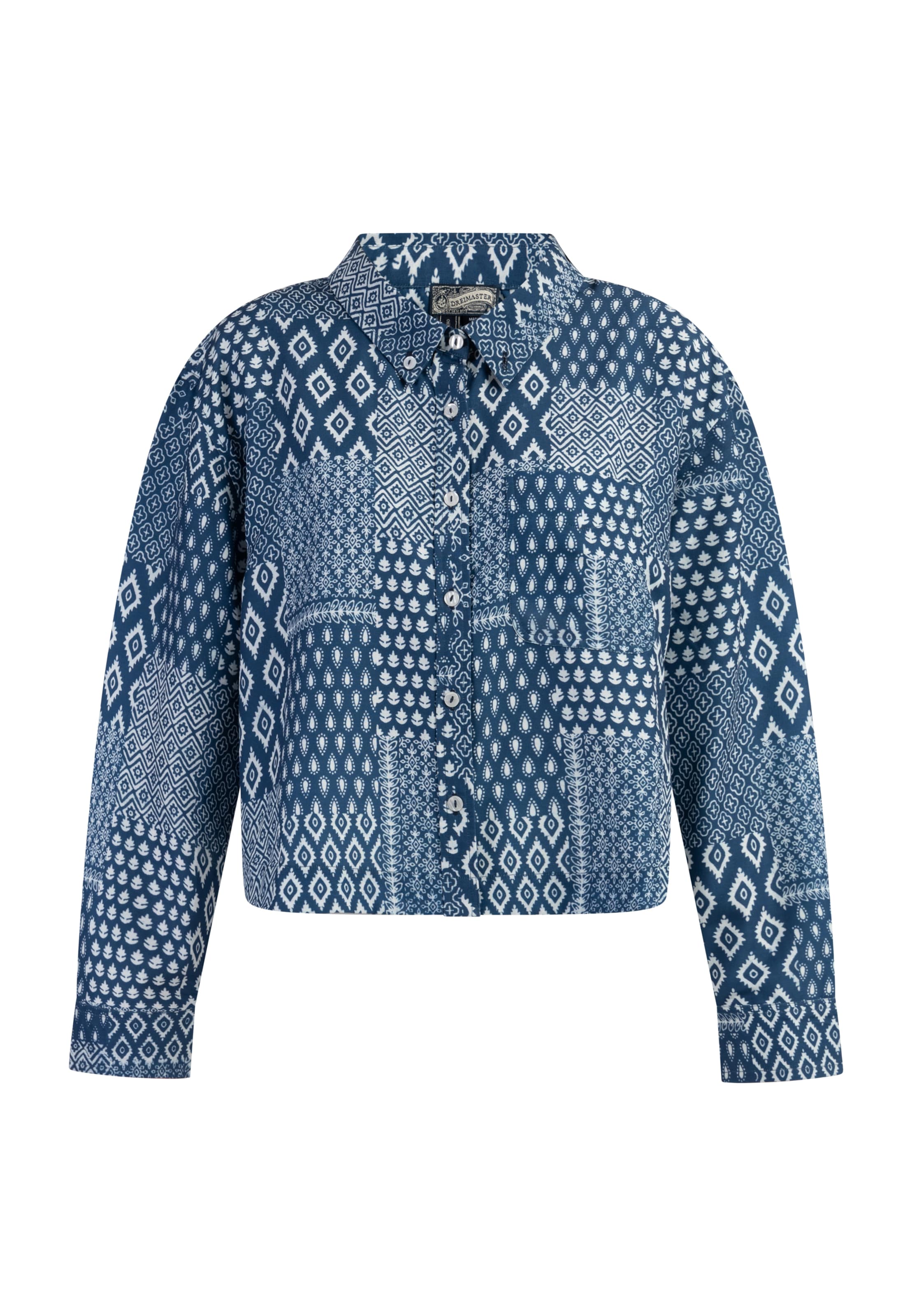 DreiMaster Vintage - Blusa em azul: frente