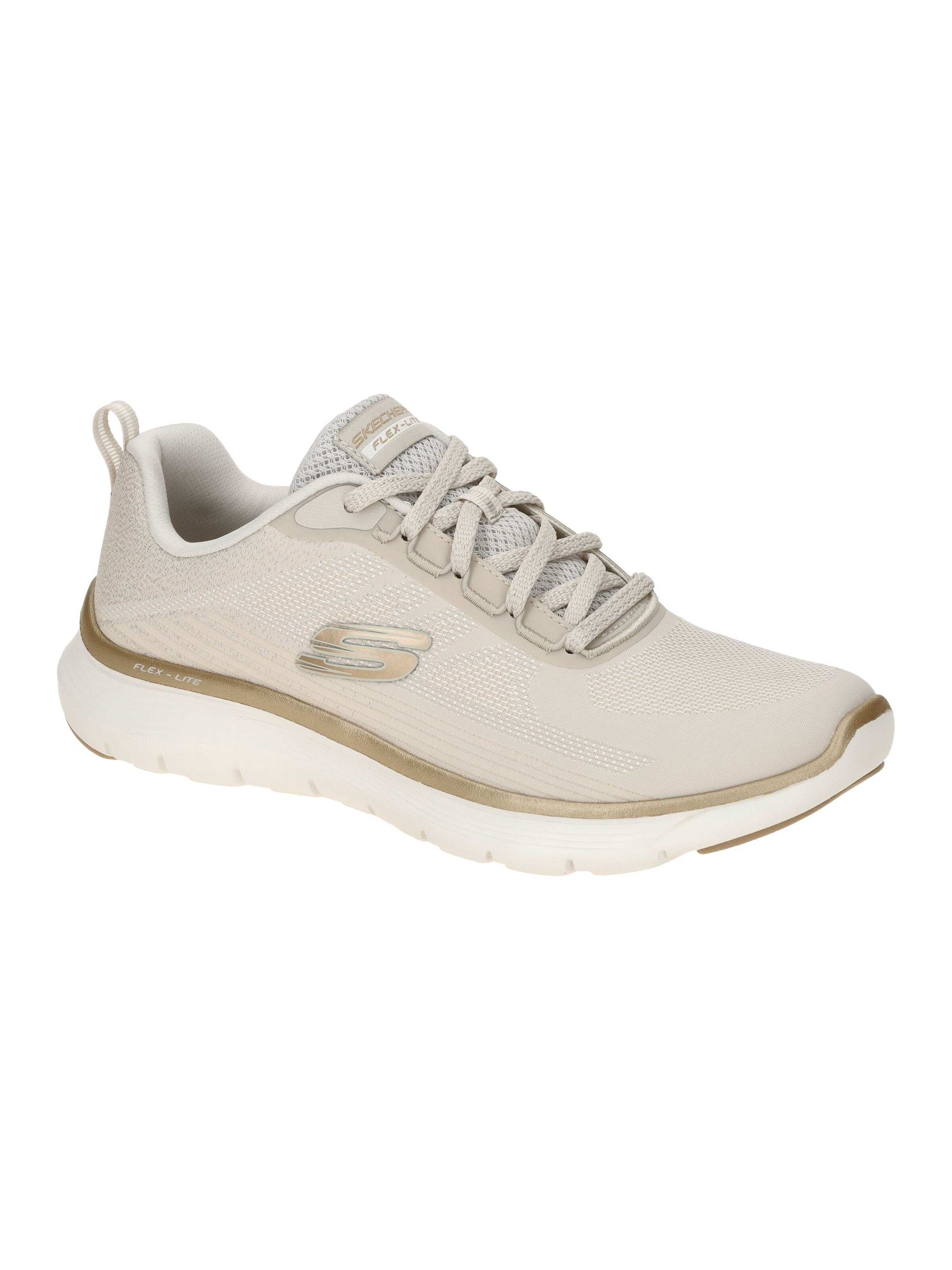 SKECHERS Veterschoen in Beige