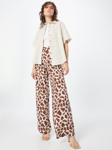 MORE & MORE Loosefit Broek in Beige