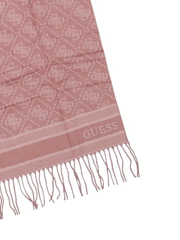 Sciarpa '65 X 190 CM JACQUARD AW5665 POL03' di GUESS in rosa