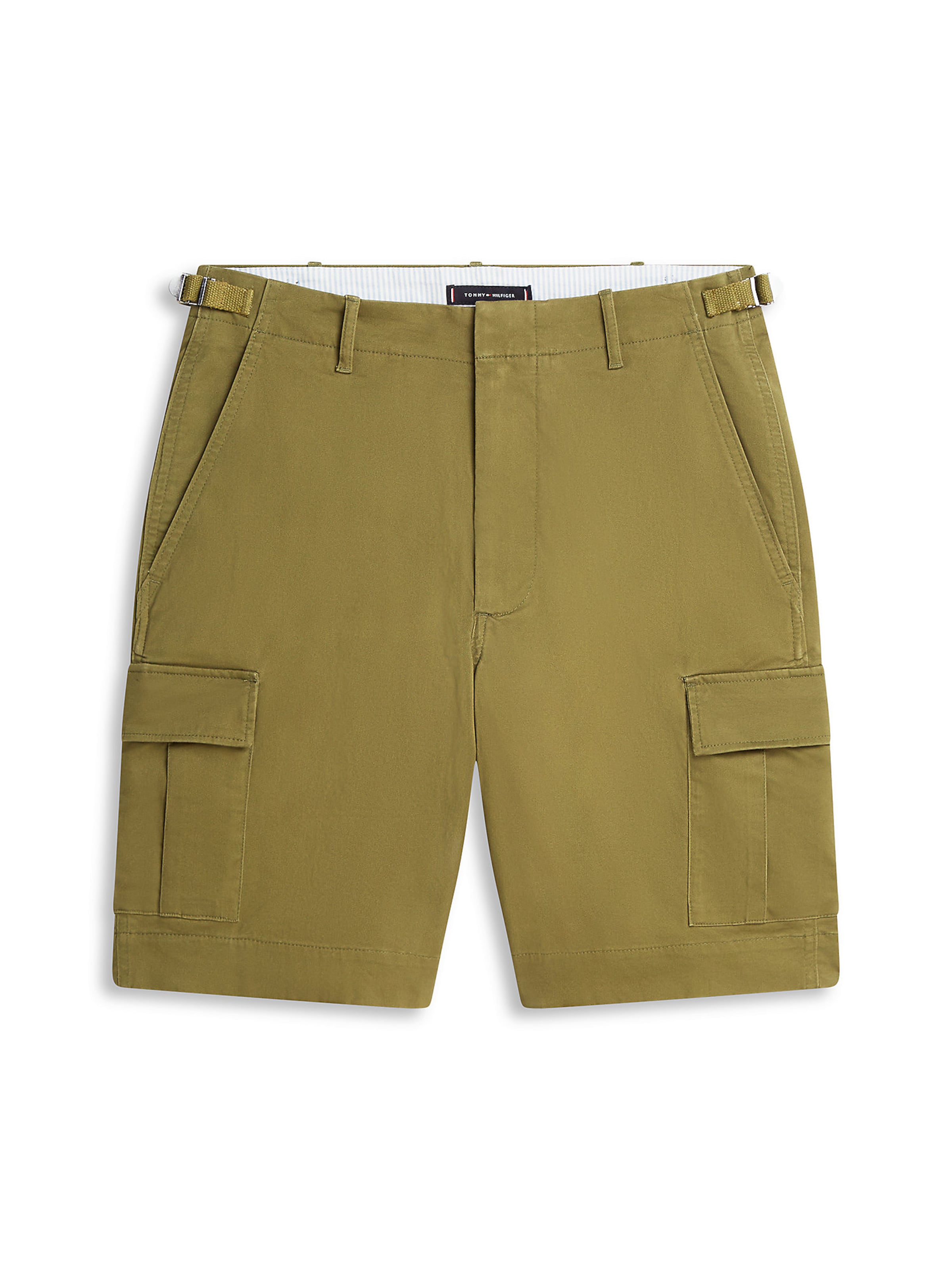 Pantalon cargo TOMMY HILFIGER en vert : devant