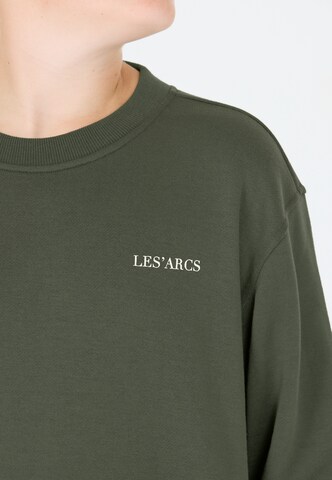 Les'Arcs Sweatshirt 'Deasach' in Green