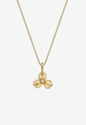 Elli DIAMONDS Halskette 'Blume' in Gold