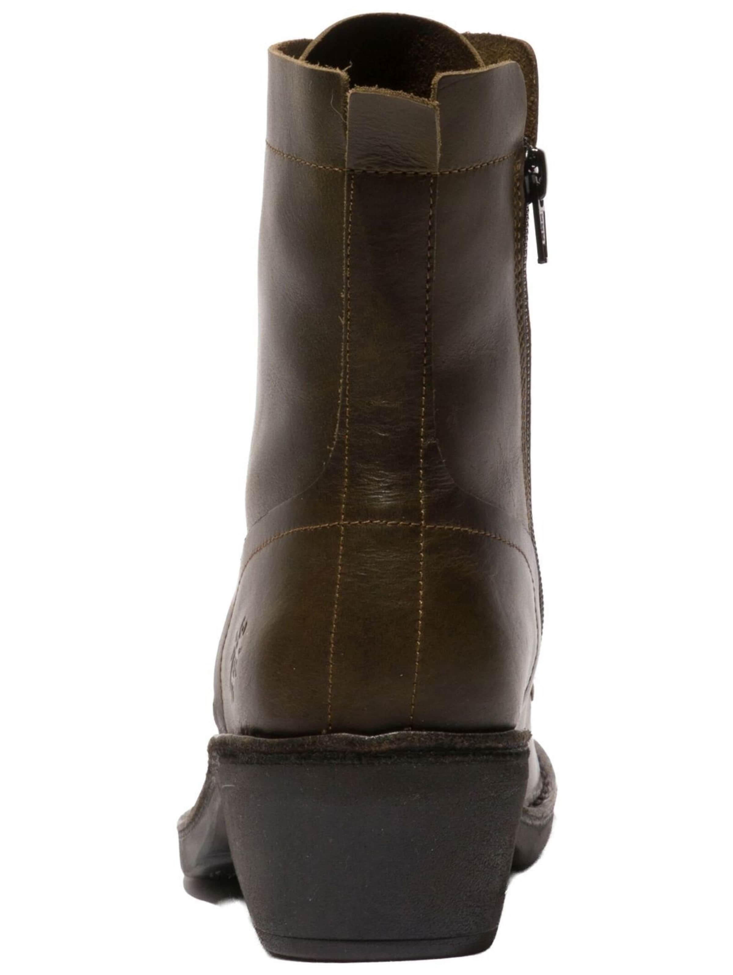 FLY LONDON Schnürstiefelette in Schwarz