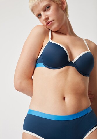 Invisible Hauts de bikini Skiny en bleu