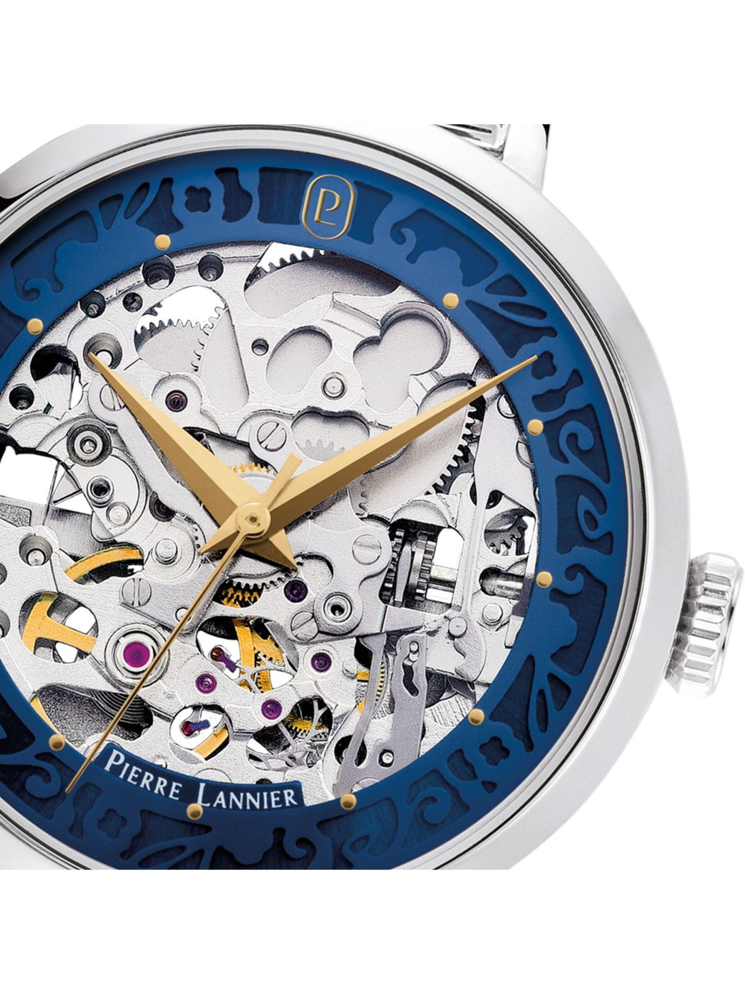 Montre à affichage analogique Pierre Lannier en bleu