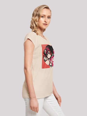 T-shirt 'Japanese Styles' F4NT4STIC en beige