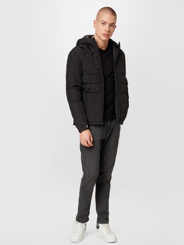 JACK & JONES - Chaqueta de entretiempo 'BERG' en negro