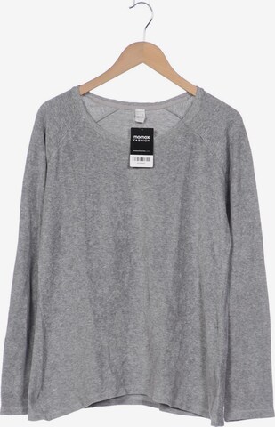 hessnatur Top & Shirt in XL in Grey: front