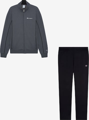 Champion Authentic Athletic Apparel Sweatsuit in Black: front