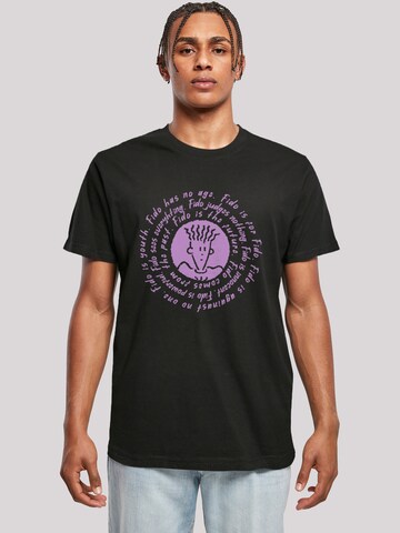 T-Shirt 'Fido Dido Is For Fido' F4NT4STIC en noir : devant