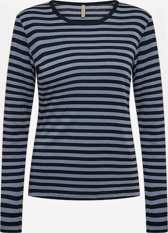 Tricou ' SC-HELLE ' de la Soyaconcept pe albastru: față