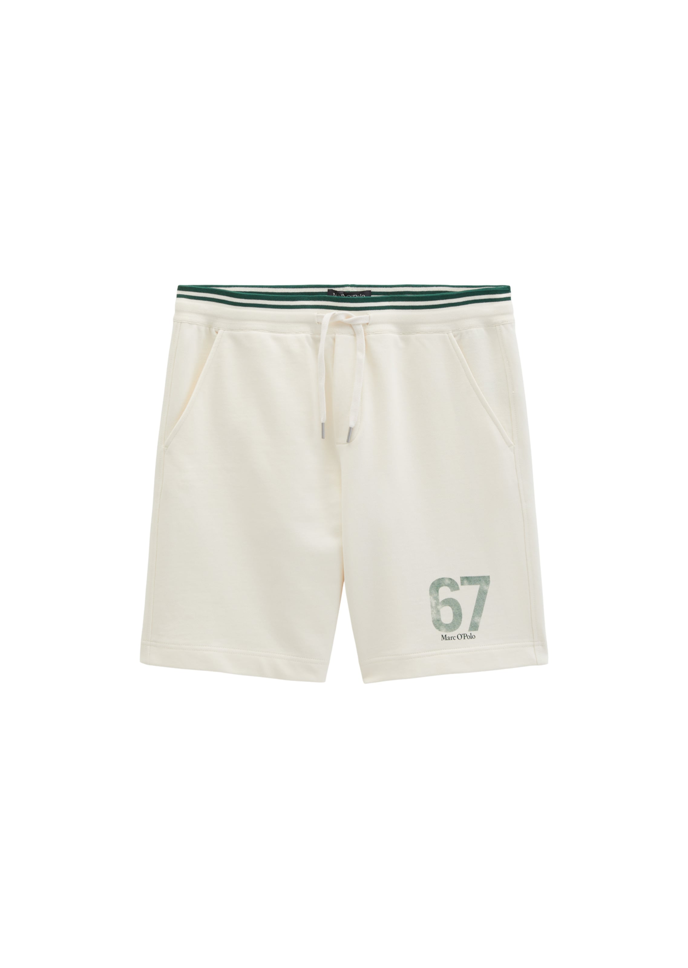 Marc O'Polo Trousers in 31-32/Regular in Light beige / Green, Item view