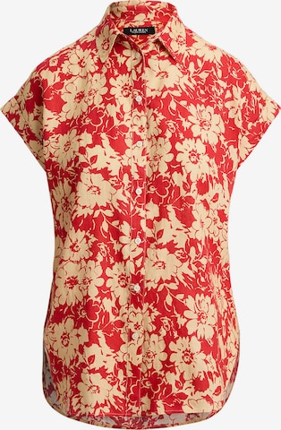 Chemisier Lauren Ralph Lauren Petite en rouge : devant