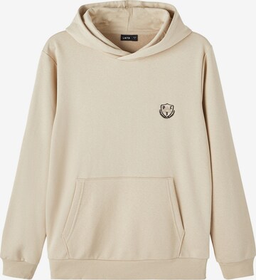 NAME IT Sweatshirt 'Harv' in Beige: front