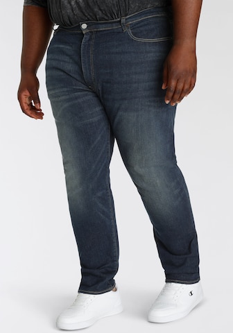Levi's® Big & Tall Tapered Jeans '502 Taper B&T' in Blauw: voorkant