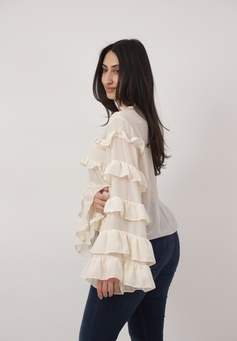 CHERRY KOKO Bluse in Beige