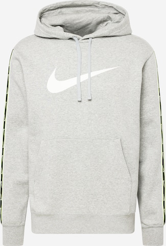 Nike SportswearSweater majica 'Repeat' - siva boja: prednji dio
