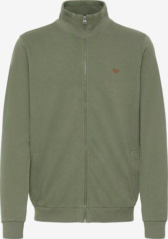 BLEND - Sudadera con cremallera ' BHLapox ' en verde: frente