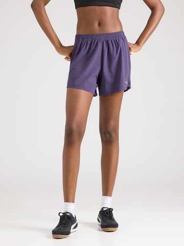 PUMA Regular Sports trousers 'VELOCITY 5' in Purple: front
