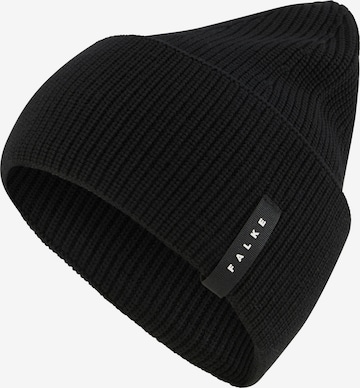 FALKE Mütze in Schwarz: Vorderseite