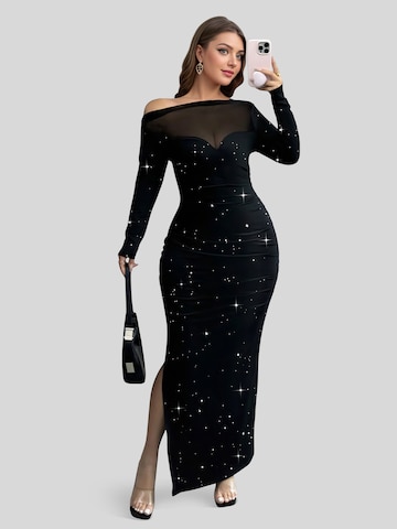 LapaPlus - Vestido de noche 'Women Dress' en negro: frente