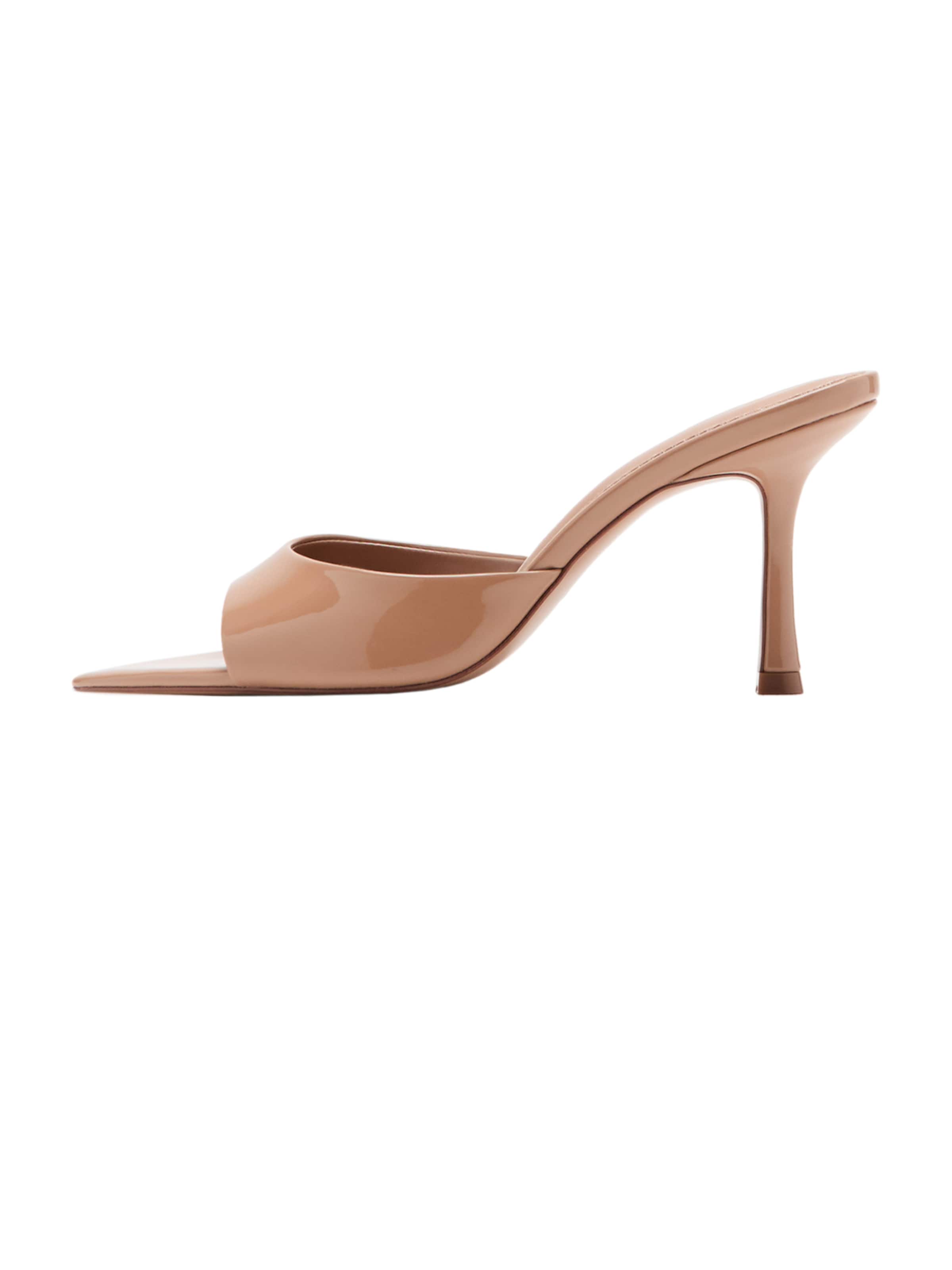 MANGO Sandale 'Pepynu' in Beige: Vorderseite