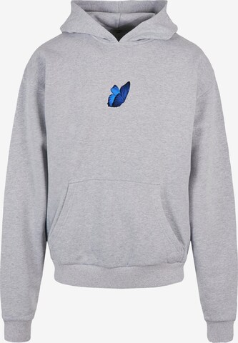 MT Upscale Sweatshirt 'Le Papillon' in Grey: front