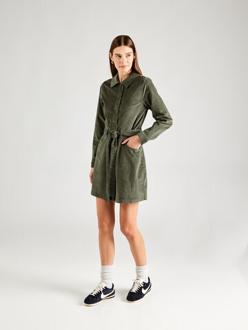 Robe-chemise 'Amana' mazine en vert : devant