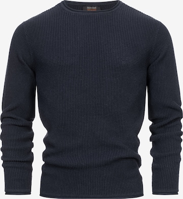 INDICODE JEANS Pullover ' Petri ' in Blau: Vorderseite