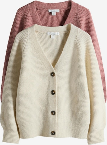 The Set Neuletakki värissä vaaleanpunainen: etupuoli