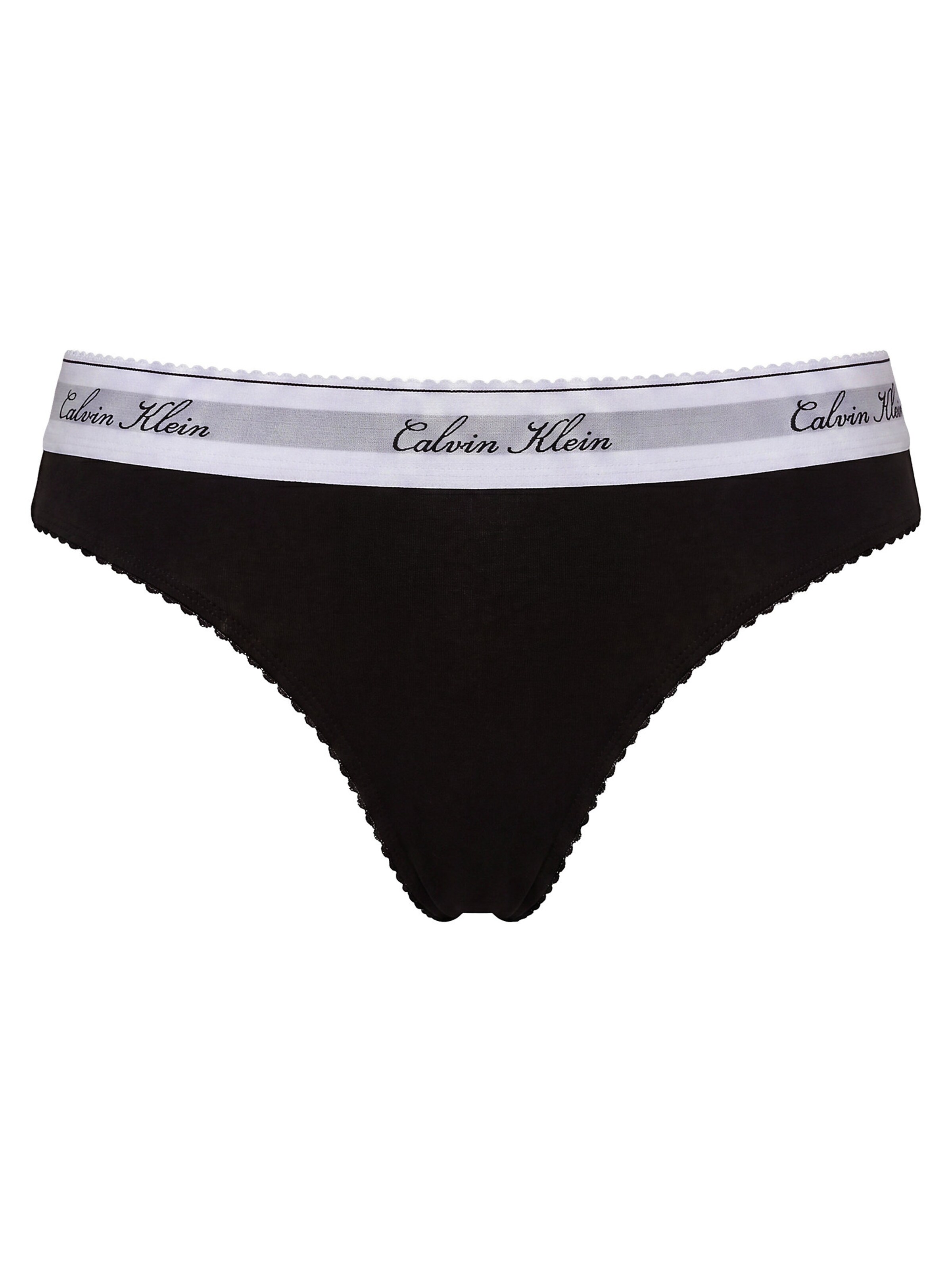 Calvin Klein String in Grijs: voorkant