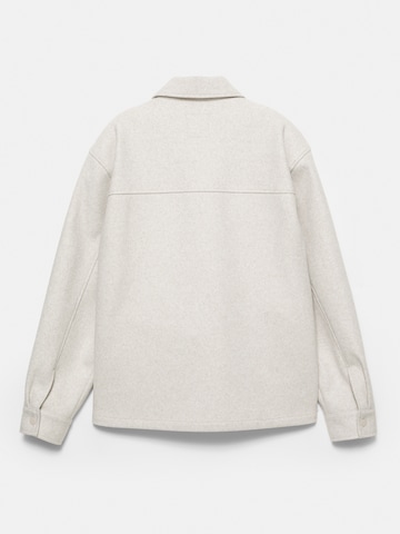 Pull&Bear Välikausitakki värissä valkoinen