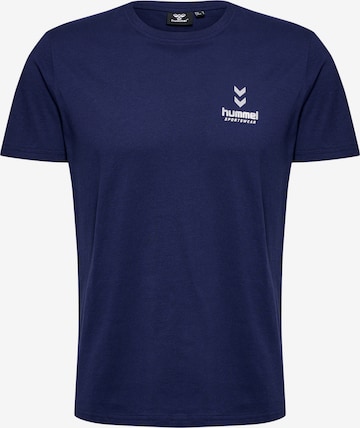 Hummel Functioneel shirt in Blauw: voorkant